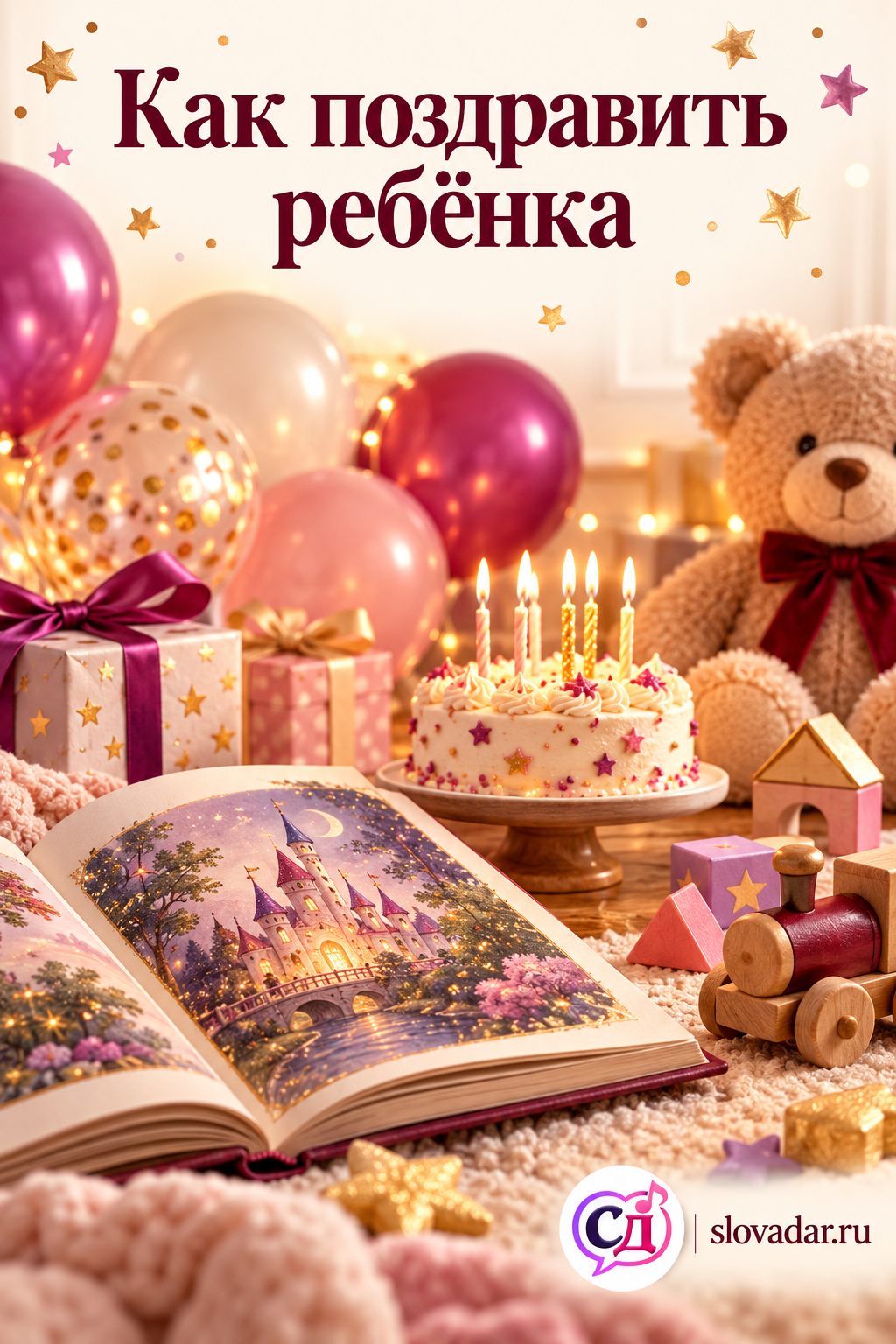 Иллюстрация к статье «Как поздравить ребёнка»