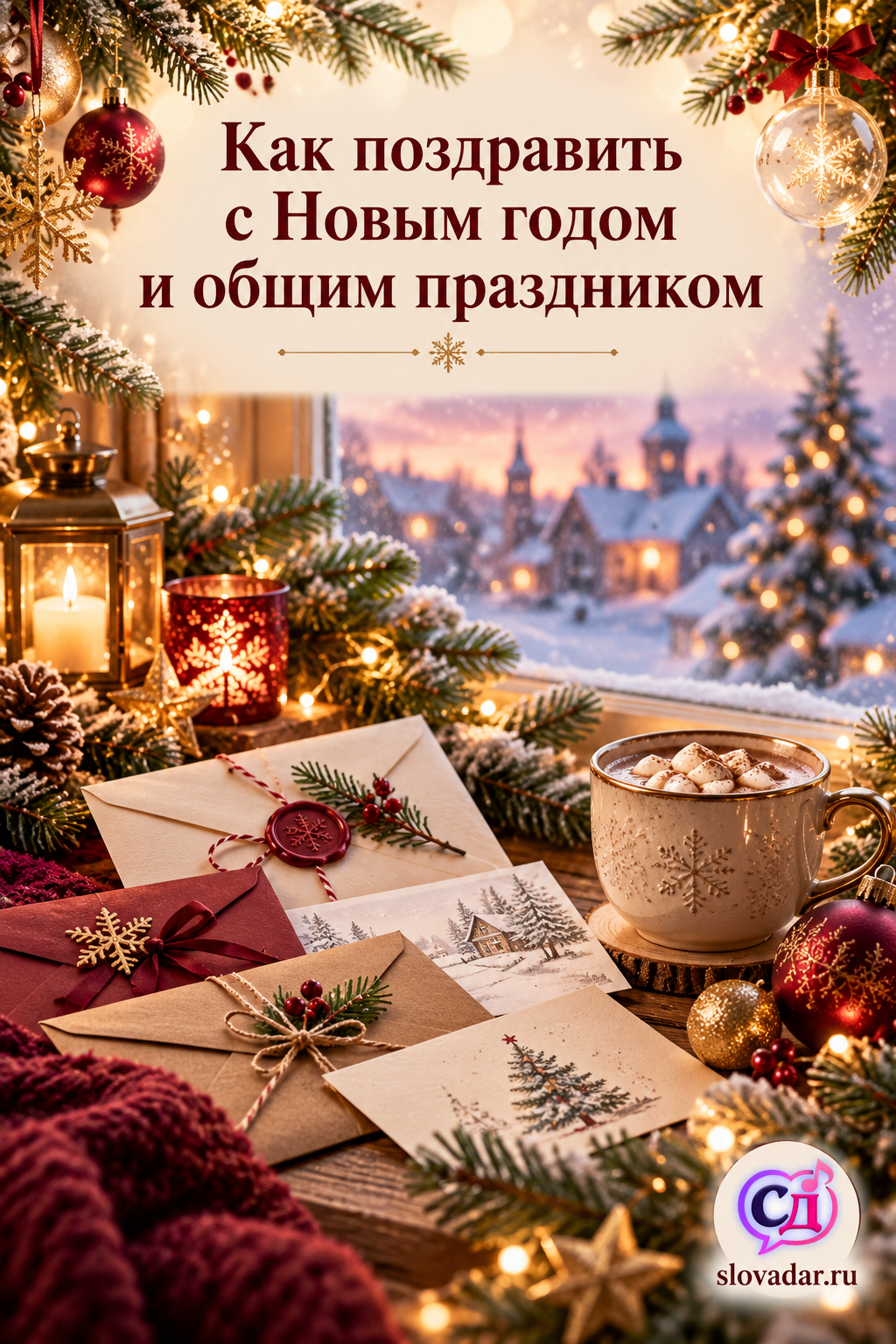 Иллюстрация к статье «Как поздравить с Новым годом и общим праздником»