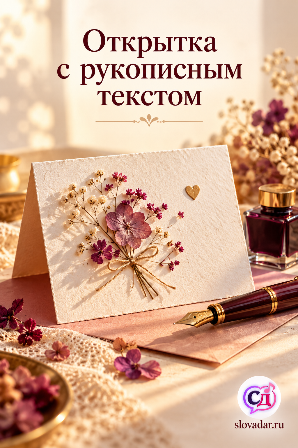 Иллюстрация к статье «Открытка с рукописным текстом»