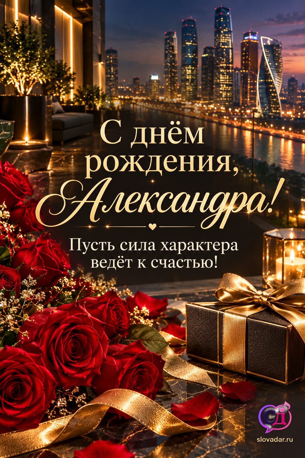 Александра с днём рождения