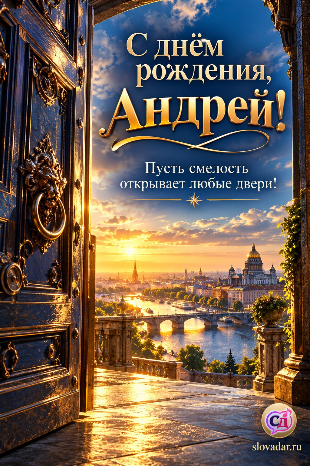 Андрей с днём рождения