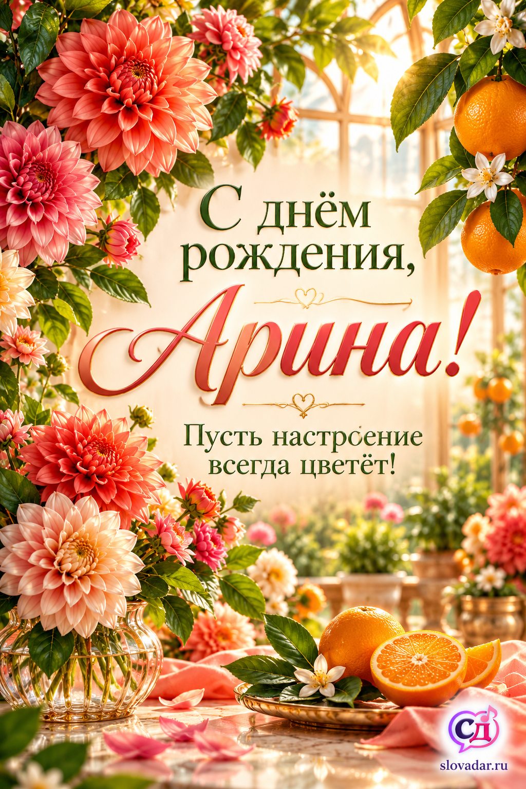Арина с днём рождения v2
