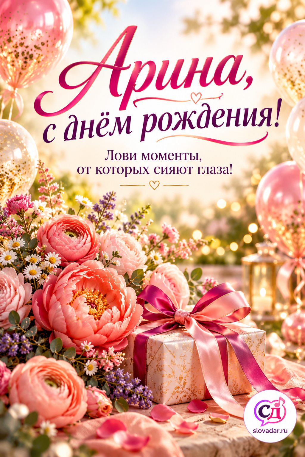 Арина с днём рождения