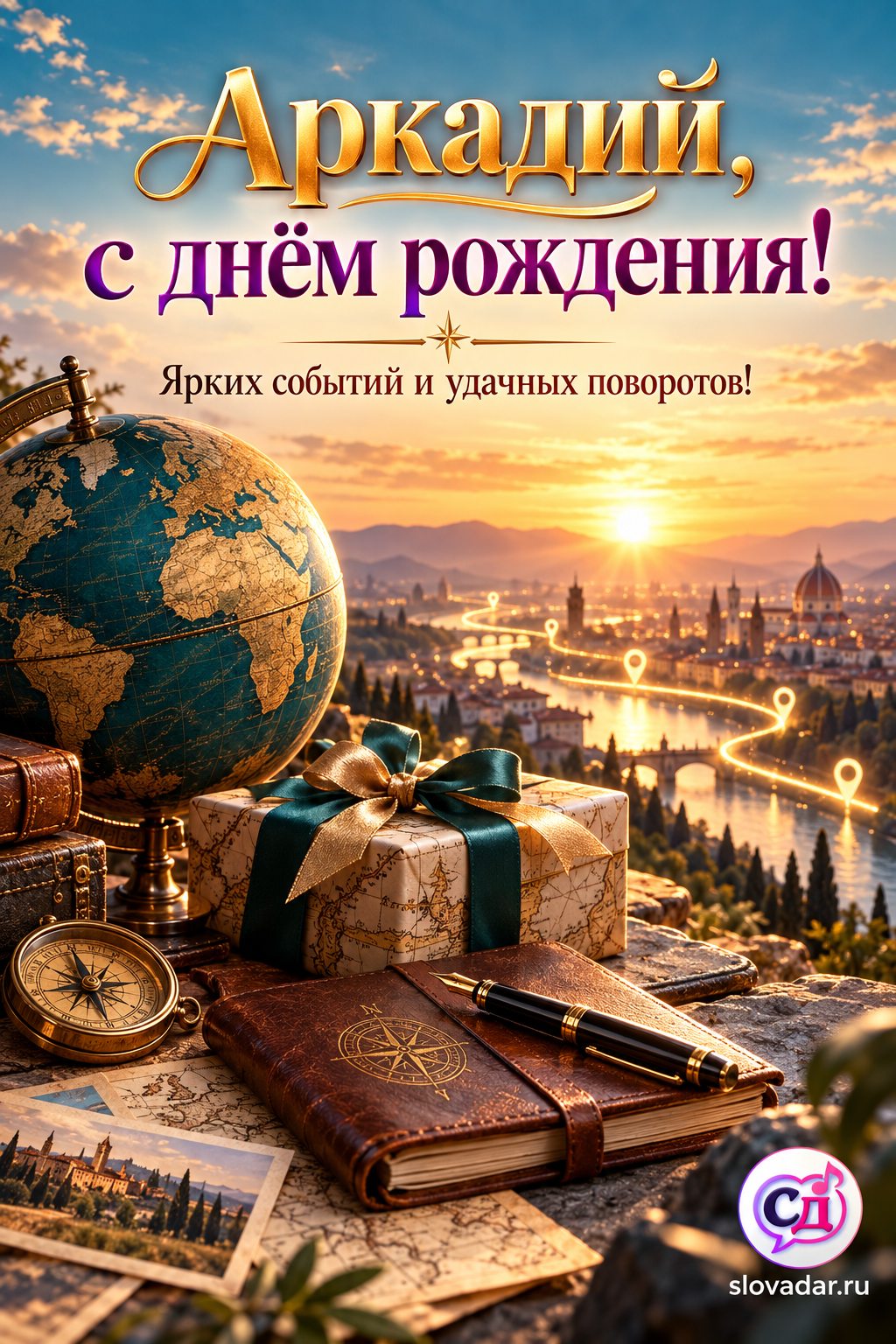 Аркадий с днём рождения