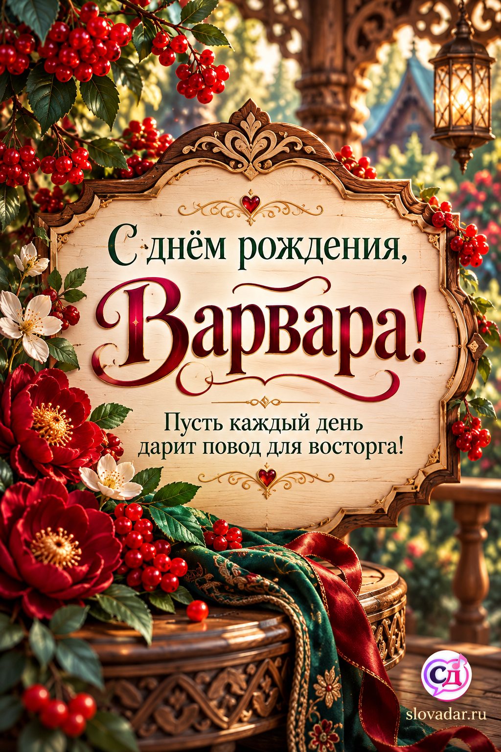 Варвара с днём рождения