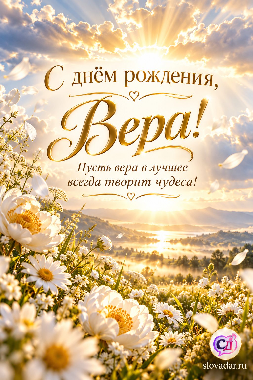 Вера с днём рождения