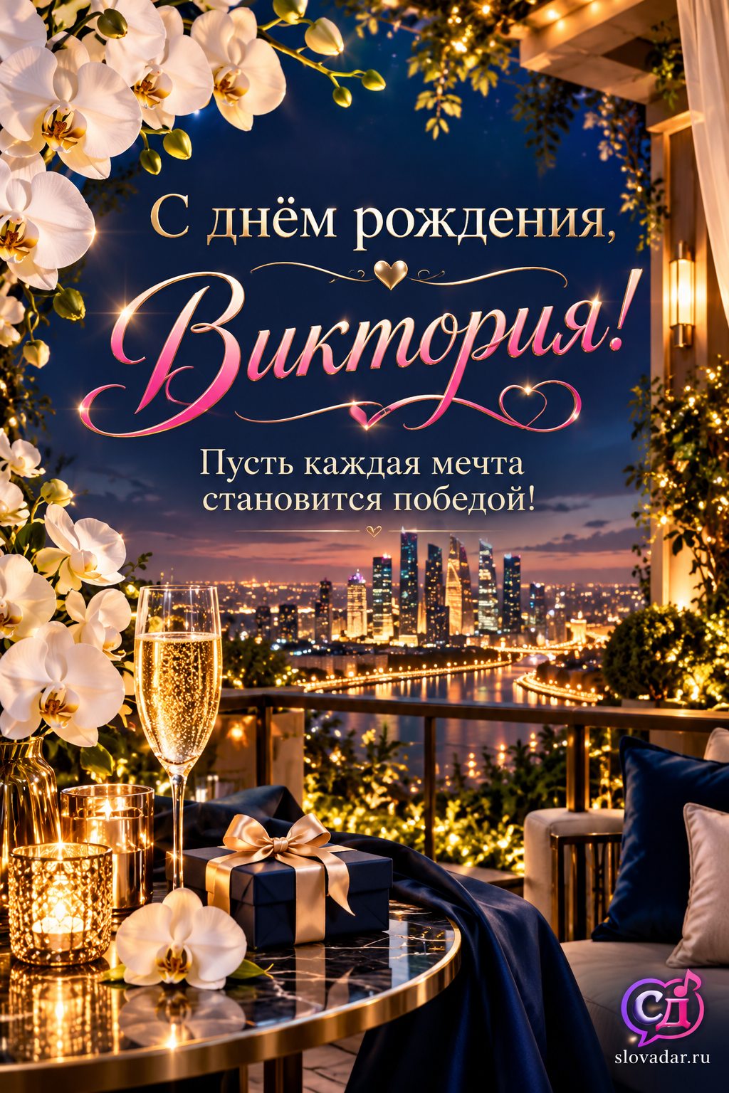 Виктория с днём рождения