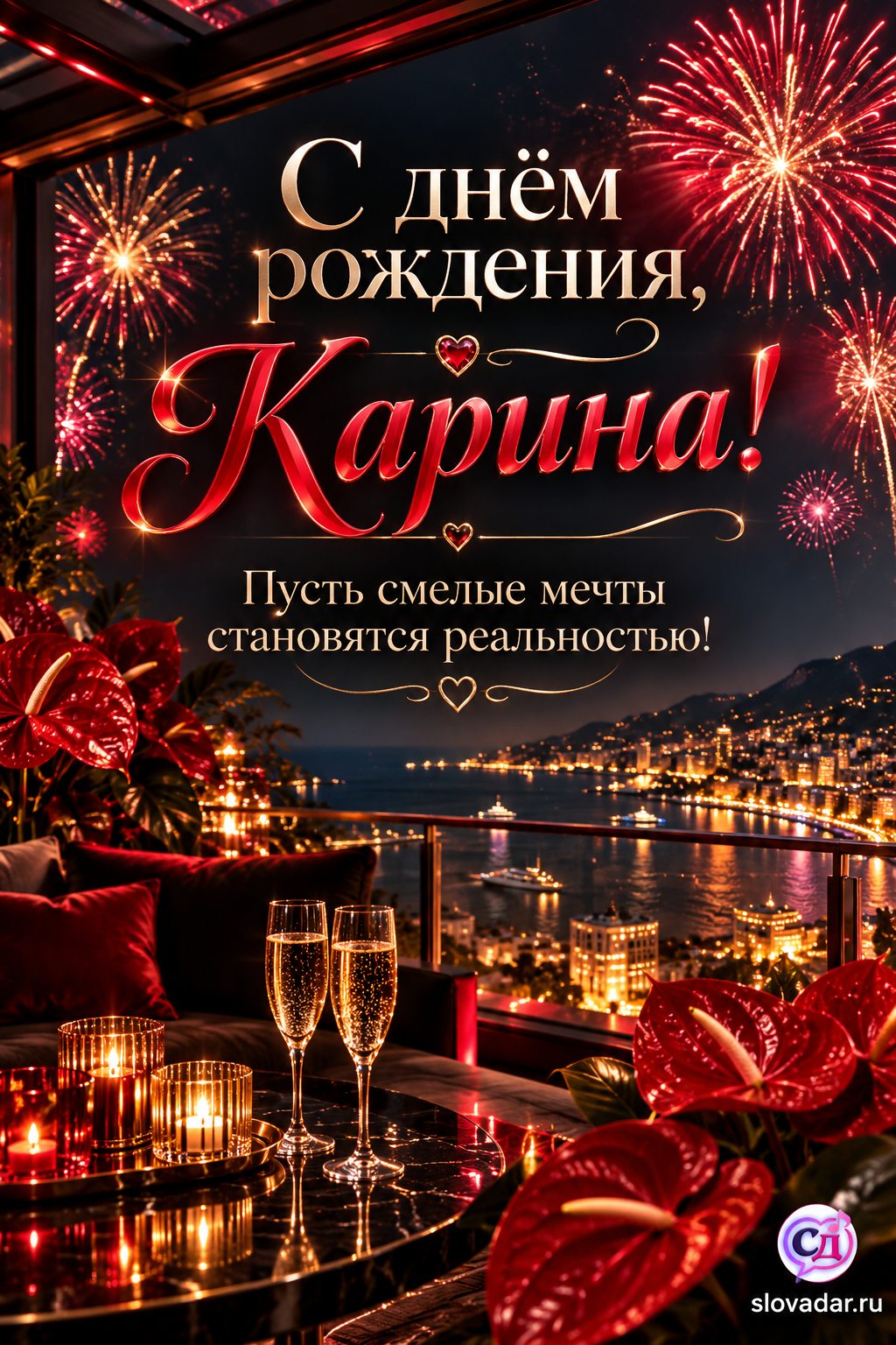 Карина с днём рождения