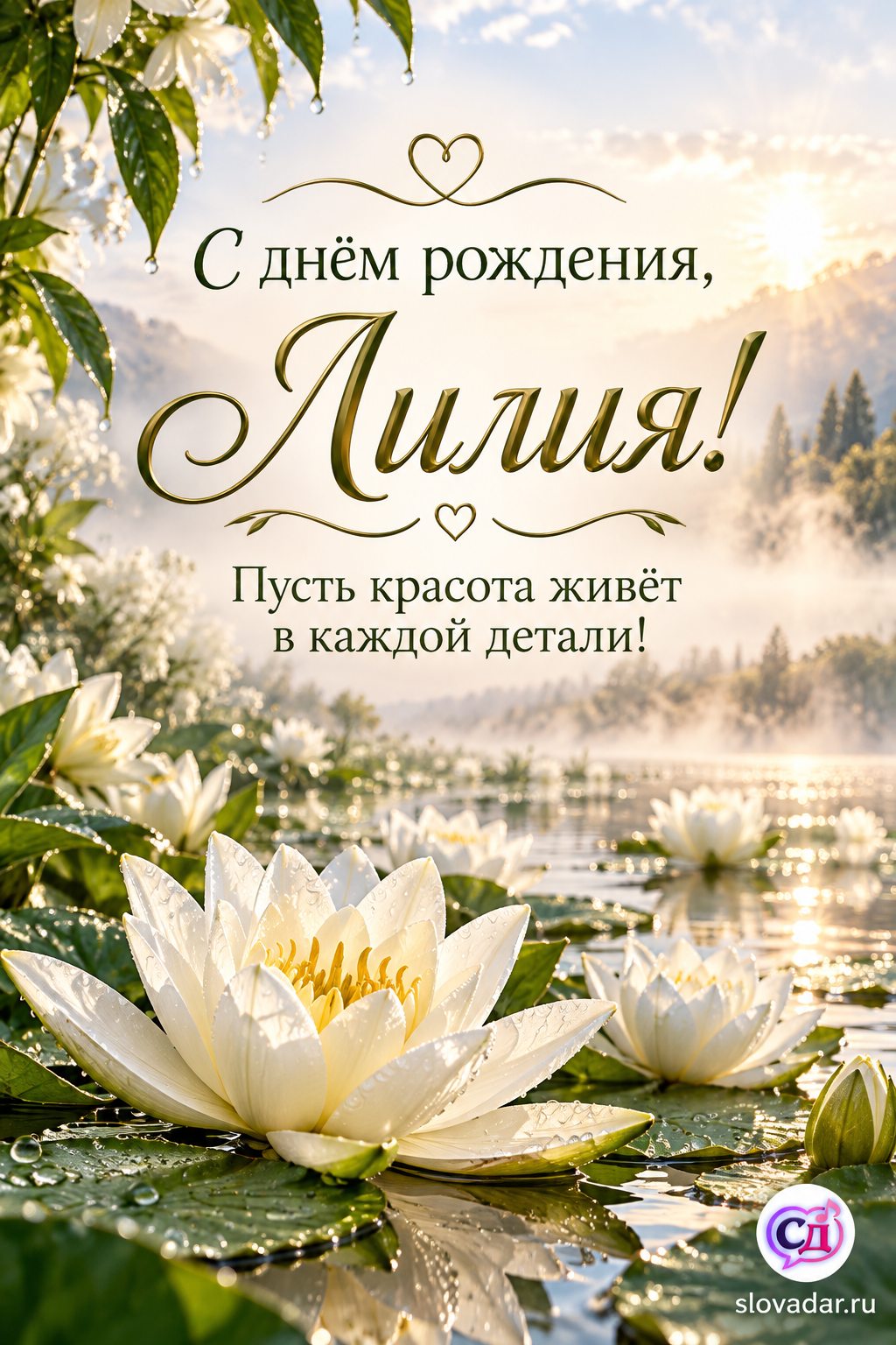 Лилия с днём рождения
