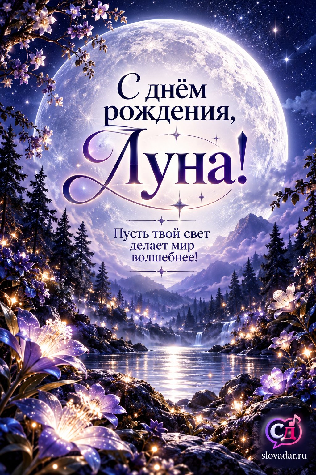 Луна с днём рождения