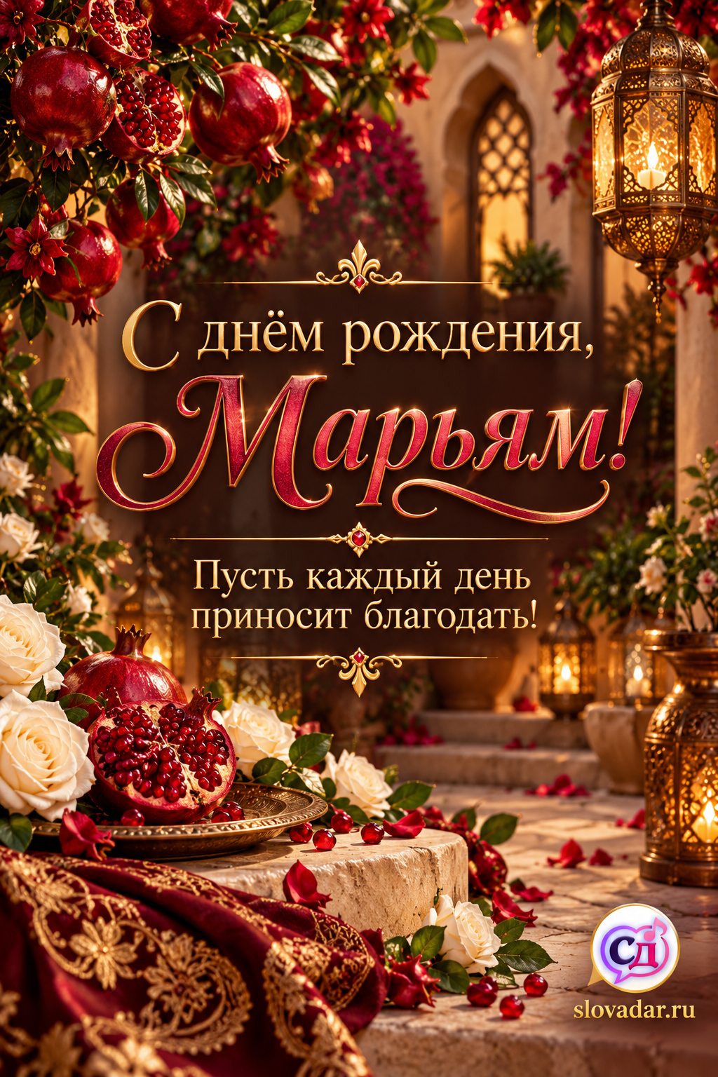 Марьям с днём рождения