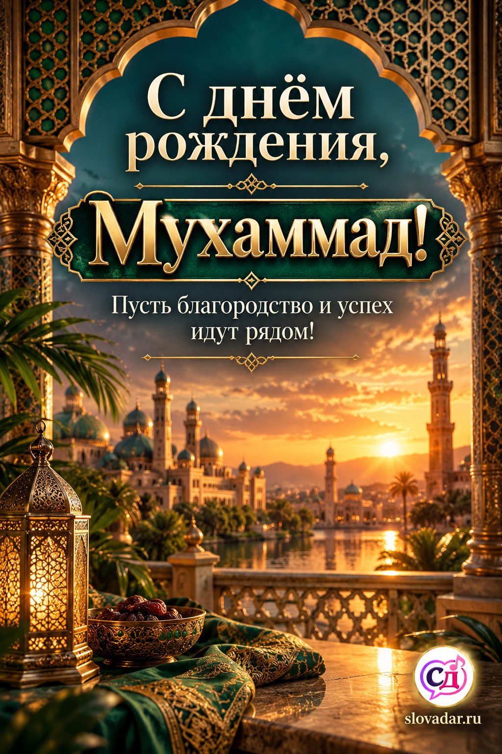 Мухаммад с днём рождения