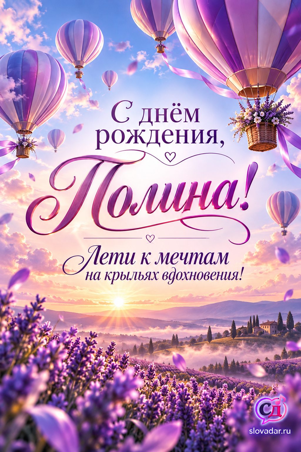 Полина с днём рождения