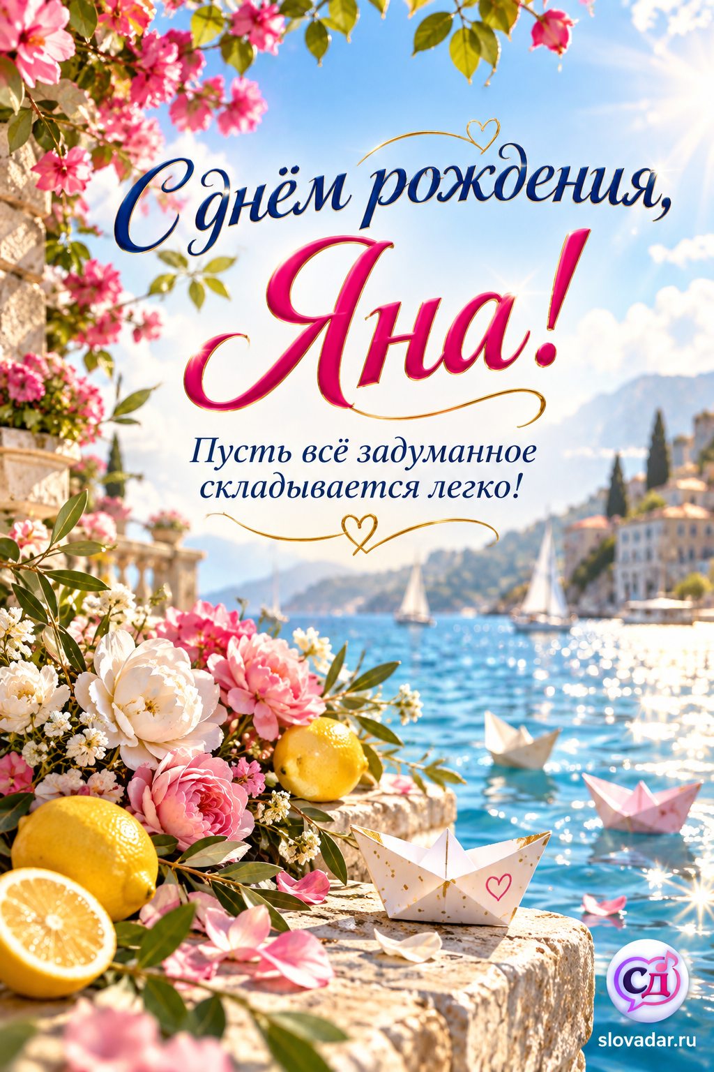 Яна с днём рождения