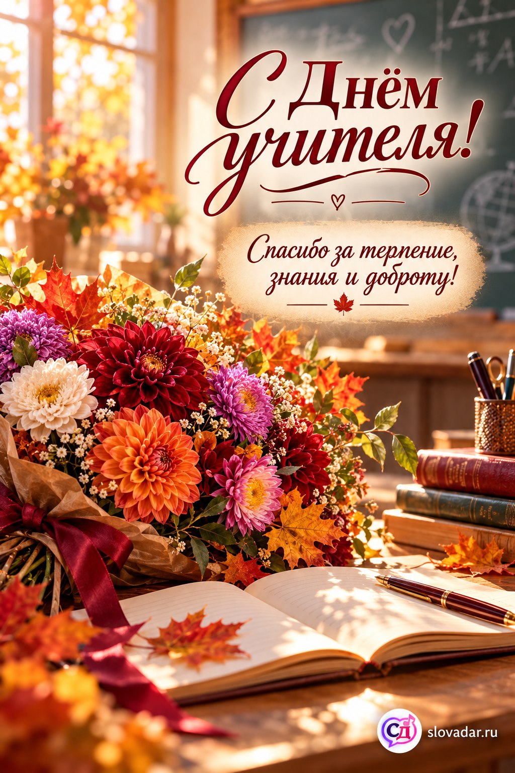 Открытки ко Дню учителя