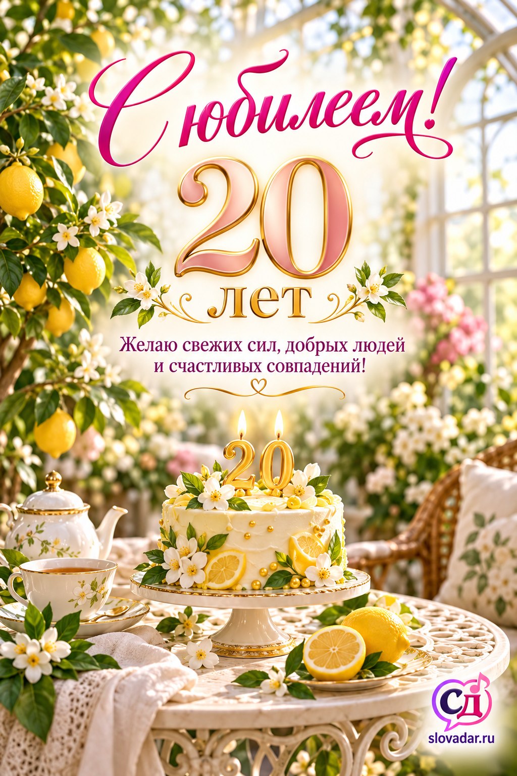 20 лет — С юбилеем 20 лет 09