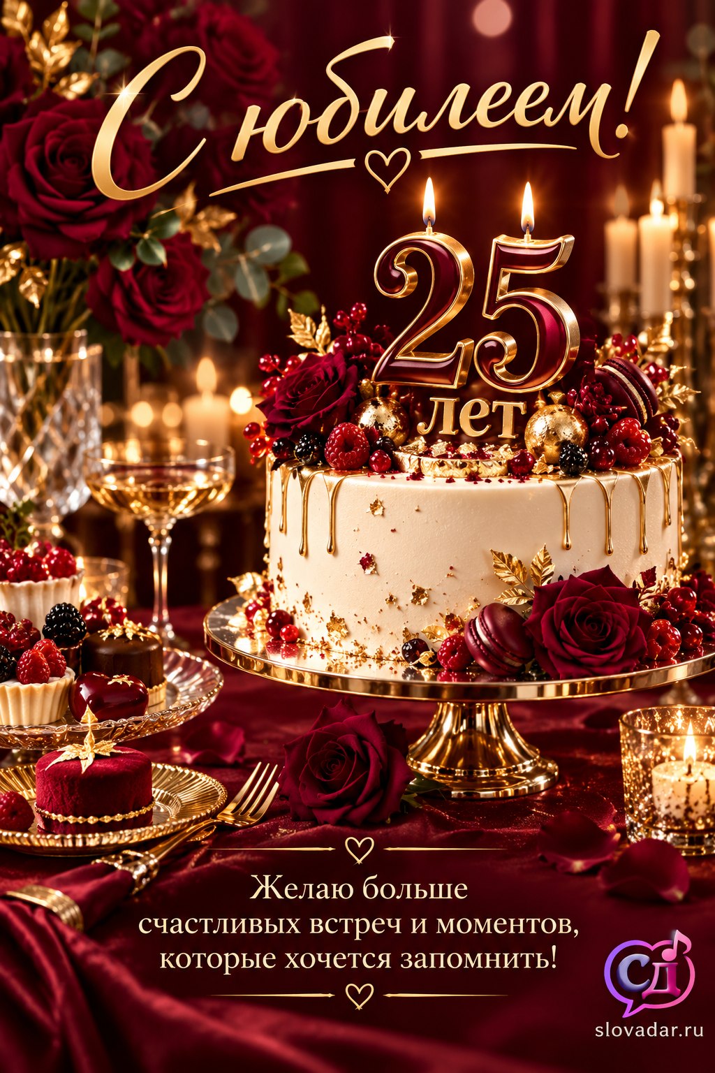 25 лет — С юбилеем 25 лет 10
