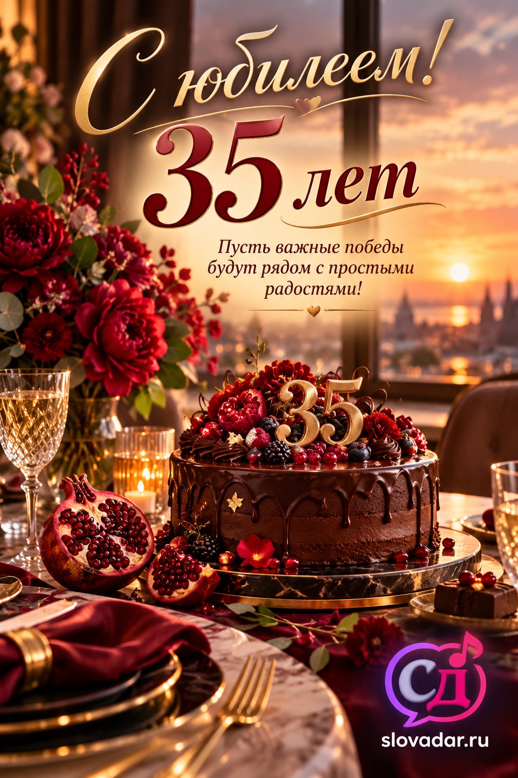 35 лет — С юбилеем 35 лет 06