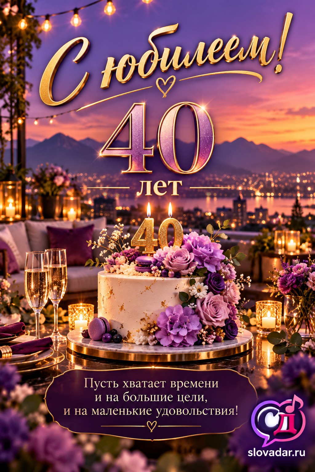 40 лет — С юбилеем 40 лет 09