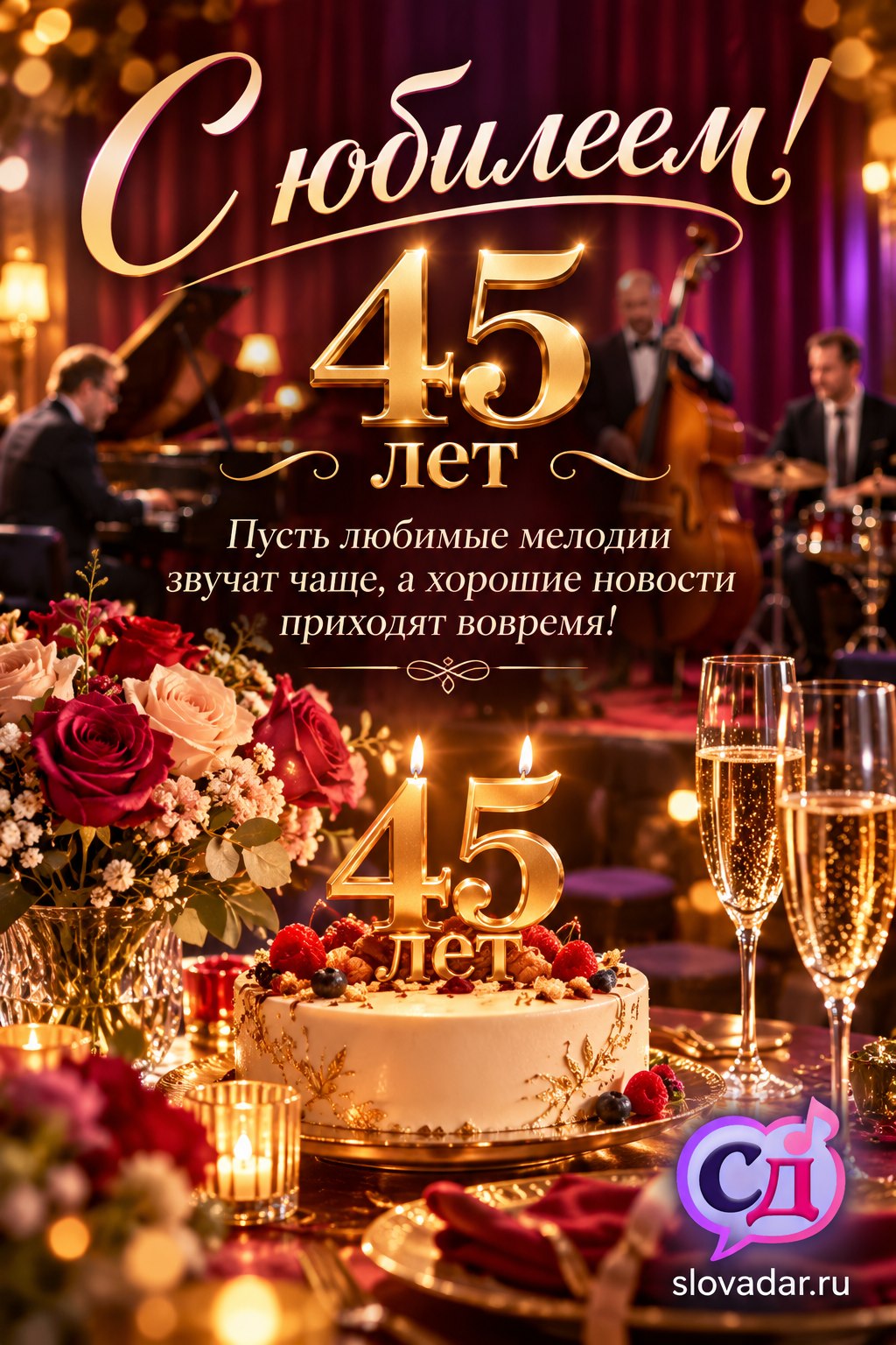 45 лет — С юбилеем 45 лет 03