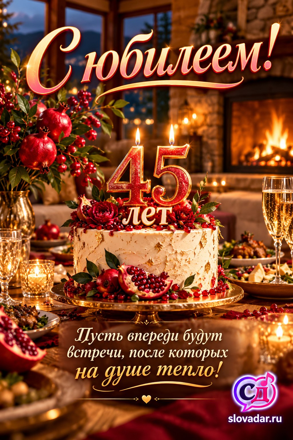 45 лет — С юбилеем 45 лет 06