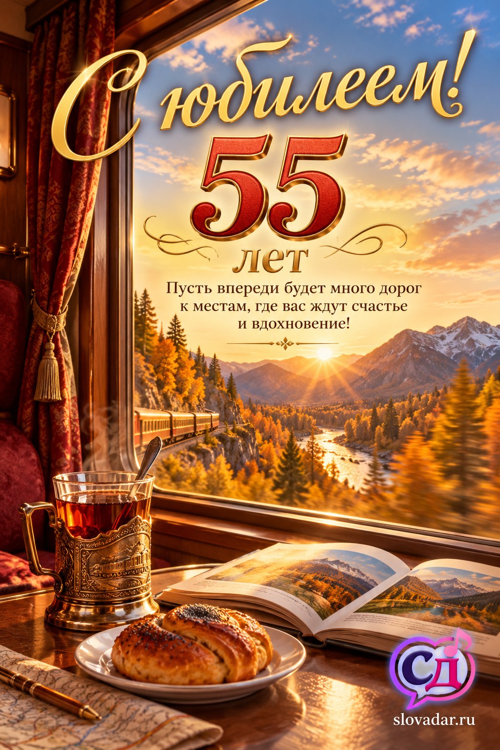 55 лет — С юбилеем 55 лет 09
